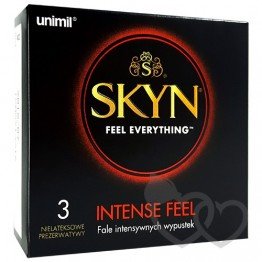 SKYN Intense Feel prezervatyvai 3 vnt. | SafeSex