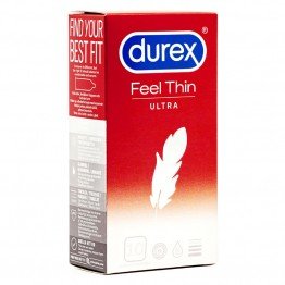 Durex Feel Ultra Thin prezervatyvai 10 vnt. | SafeSex