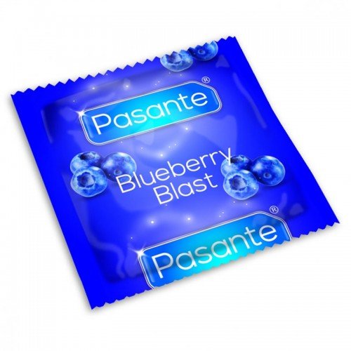 Pasante Blueberry Blast prezervatyvas | Safesex.lt