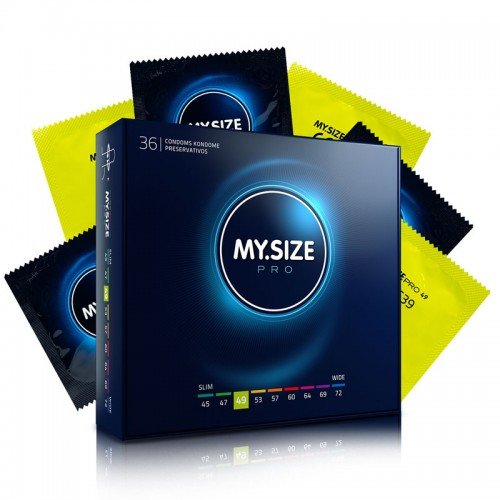 MY.SIZE Pro 49mm prezervatyvai 36 vnt. | SafeSex