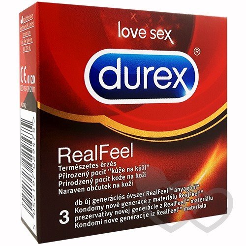 Durex Real Feel prezervatyvai 3 vnt. | SafeSex