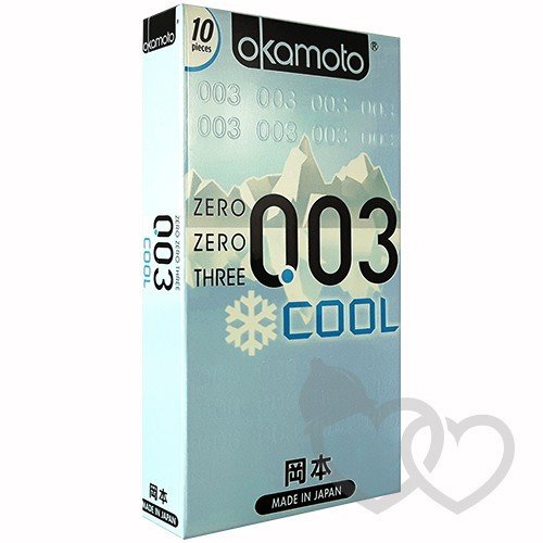 Okamoto 003 Cool prezervatyvai 10 vnt. | SafeSex