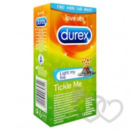 Durex Tickle Me prezervatyvai 12 vnt. | SafeSex